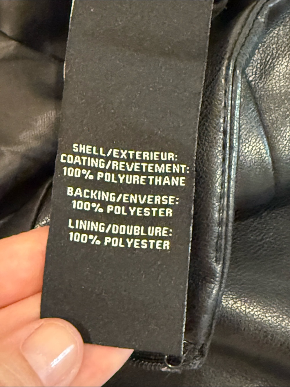 7 For All Mankind Black Faux Leather Skort Size M - Picture 10 of 12